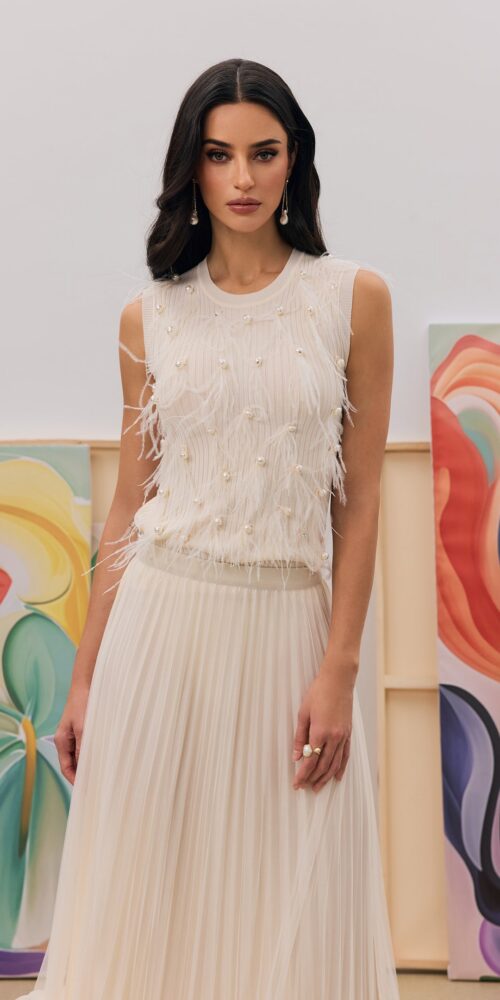 MEITU-20250415-130016414-WPi2Gn CREAM FEATHER PEARL SLEEVELESS RIB TANK TOP
