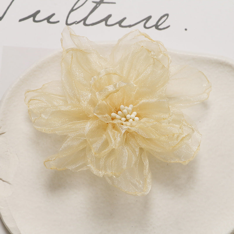 O1CN010Dn7V21VP00tH2pXd__2213253512644-0-cib PHOTOGRAPHY: PRINCESS HAIR ACCESSORIES, LIGHTWEIGHT ORGANZA, PEACH PIN