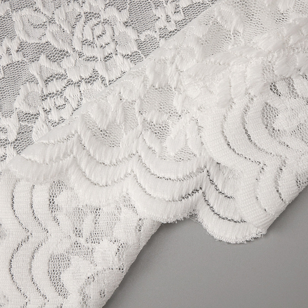 O1CN011FkIFT1DRbVoJqX4r__2203467220213-0-cib WHITE LACE COLUMN GOWN WITH FRONT SLIT