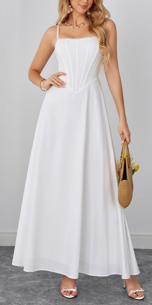O1CN012NWyha23jKrQLOXLZ__3423897291-0-cib LACE CORSET FLOWY MAXI DRESS, SPAGHETTI STRAP BOHO