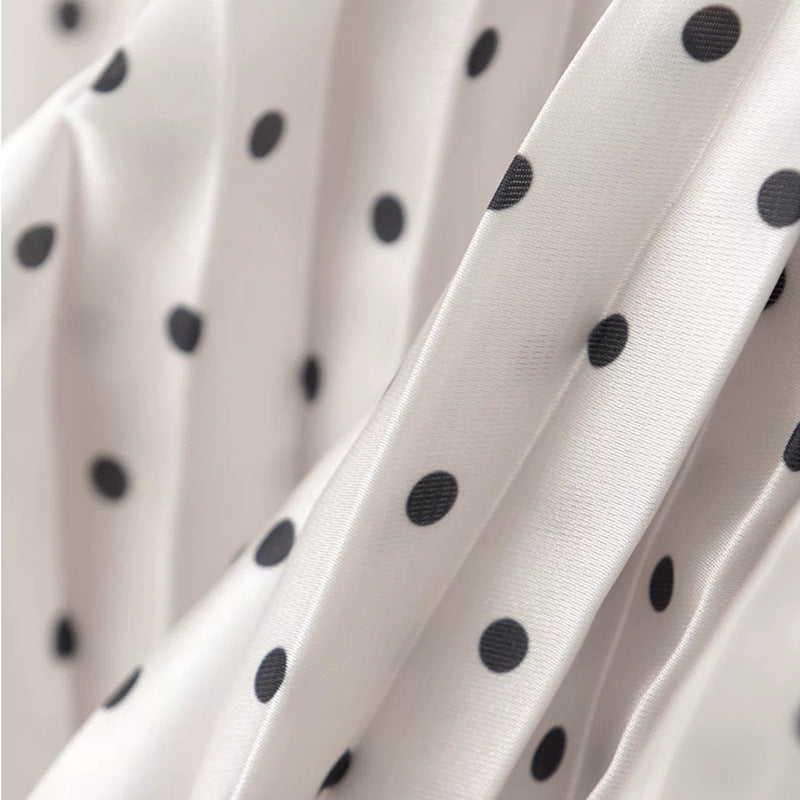 O1CN013qlOi41ZZm7igcsKf__2217486813209-0-cib POLKA DOT RUFFLE SLEEVE MIDI DRESS FOR WEDDING GUEST