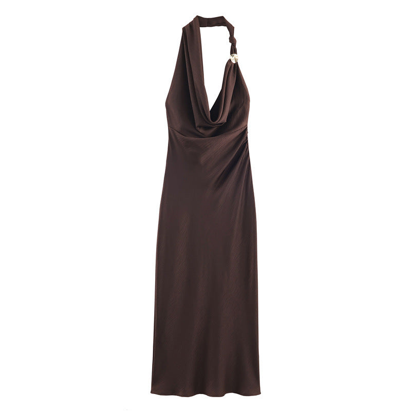 O1CN014IkS0f1zz802MjJzX__2210423836784-0-cib CHOCOLATE BROWN SATIN SHEATH DRESS FOR WEDDING GUEST
