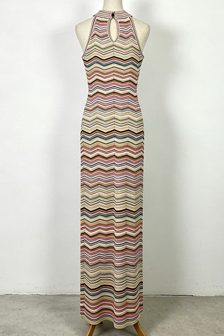O1CN0156xYhd1OeOLJRepxf__2205289861730-0-cib VIBRANT CHEVRON HALTER MAXI DRESS FOR SUMMER