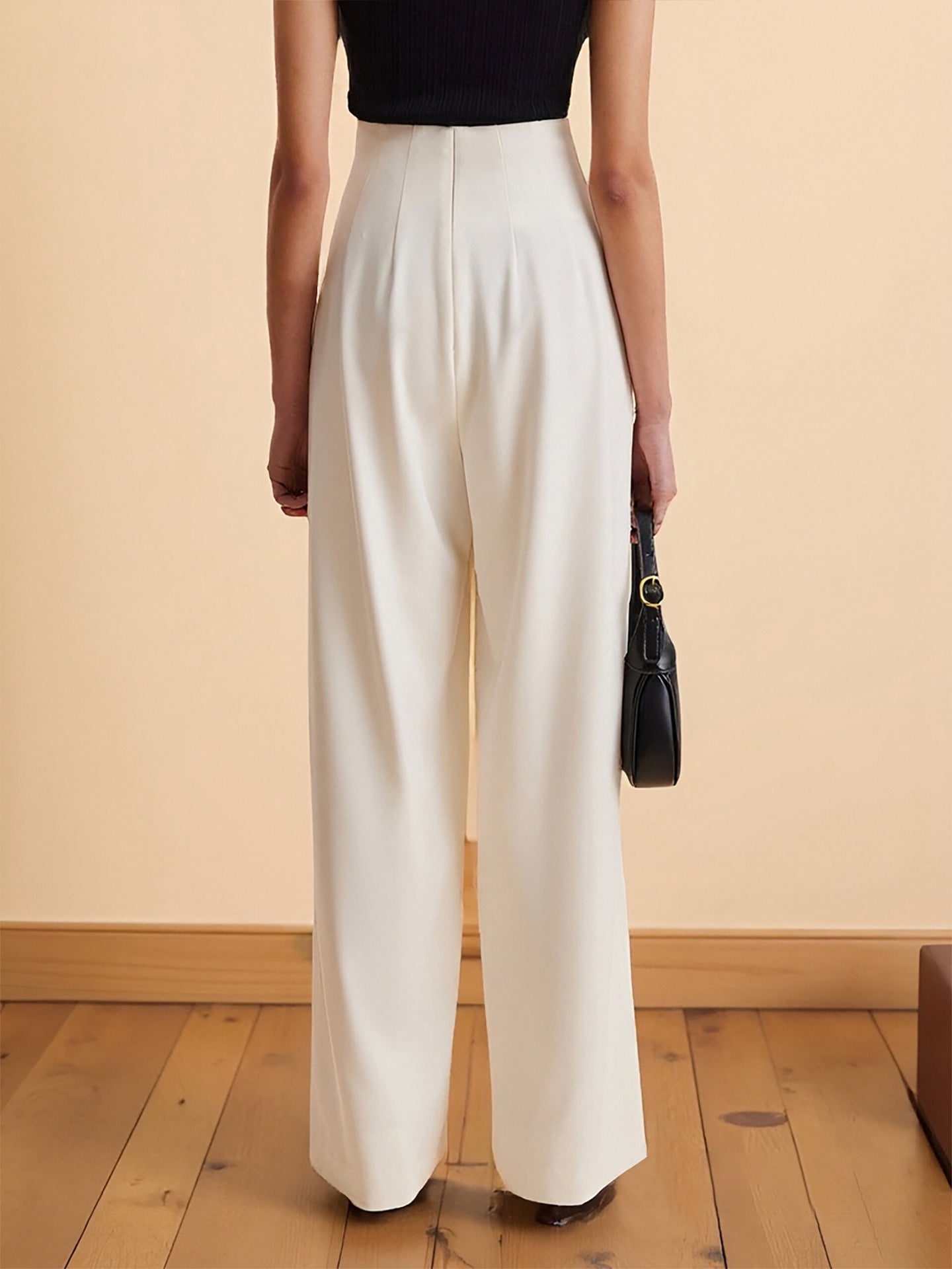 O1CN015CMUN61zMCI4Ouafb__2217524266699-0-cib HIGH WAIST WRAP FRONT GOLD BUTTON WIDE LEG PANTS