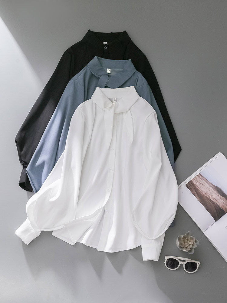 O1CN016qkekK1fP8TU0ZYTn__163593998 OVERSIZED POINT COLLAR LANTERN SLEEVE BLOUSE