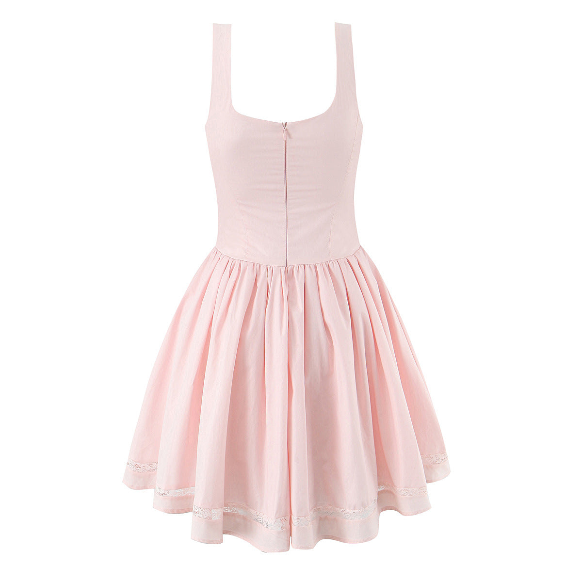 O1CN017UNkjY21ArkFw7Rx7__2216938586945-0-cib BOW STRAP LACE TRIM MINI SKATER DRESS