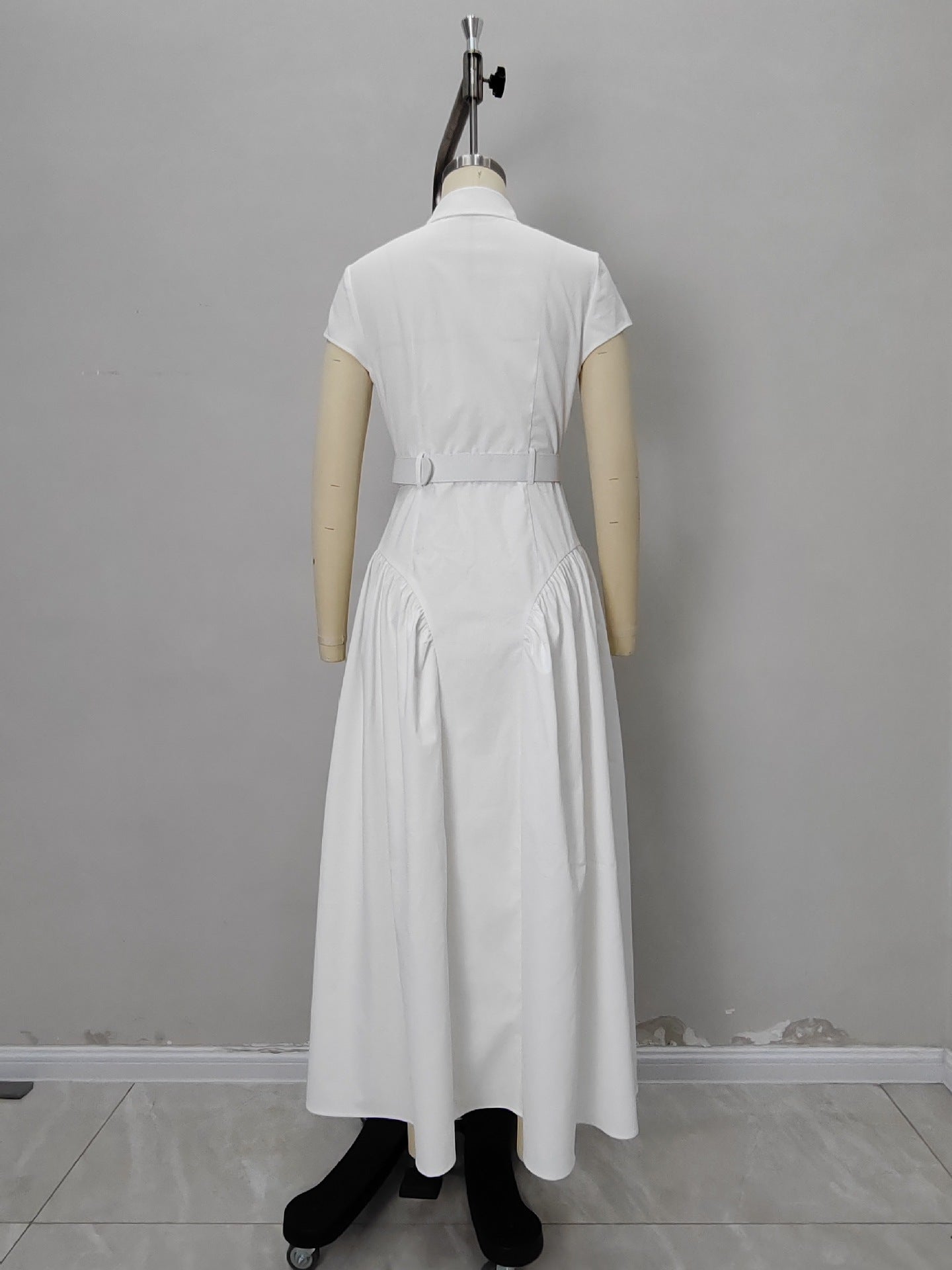 O1CN019hY8dt1zMCIpv4DfB__2217524266699-0-cib CAP SLEEVE BELTED SHIRT MAXI DRESS