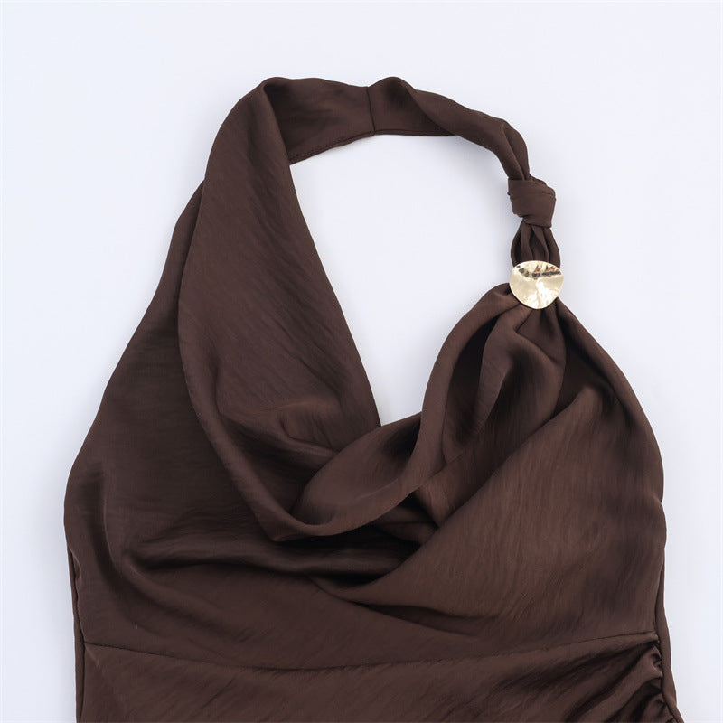 O1CN01CEllja1zz802DTleh__2210423836784-0-cib CHOCOLATE BROWN SATIN SHEATH DRESS FOR WEDDING GUEST