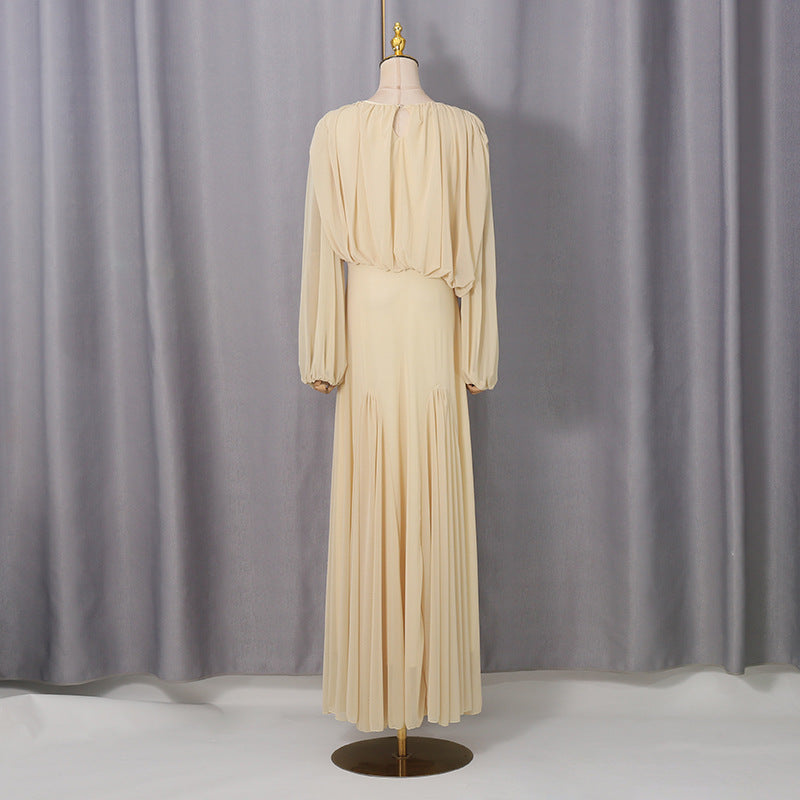 O1CN01FW87DS1OeOIzVwMmE__2205289861730-0-cib PALE YELLOW CHIFFON BLOUSON MAXI DRESS FOR WEDDING GUEST