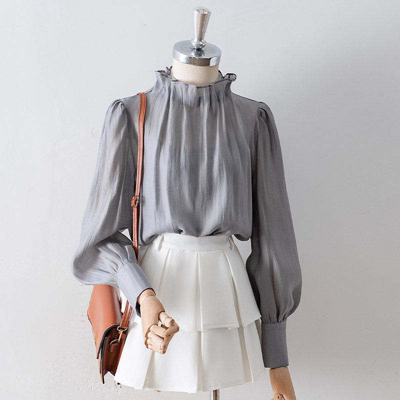 O1CN01KcUWhW1fP8VaxgLPg__163593998 WHITE HIGH WAIST PLEATED A-LINE SKORT FOR OFFICE