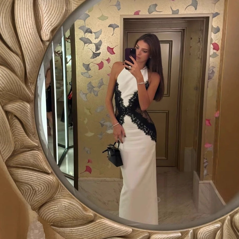 O1CN01M0BKff1TkPUjkpXvy__2217550252420-0-cib LACE CUTOUT HALTER MIDI DRESS FOR WEDDING GUEST