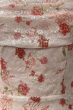 BLUSH PINK SEQUIN MERMAID GOWN, LACE-UP BACK, PROM