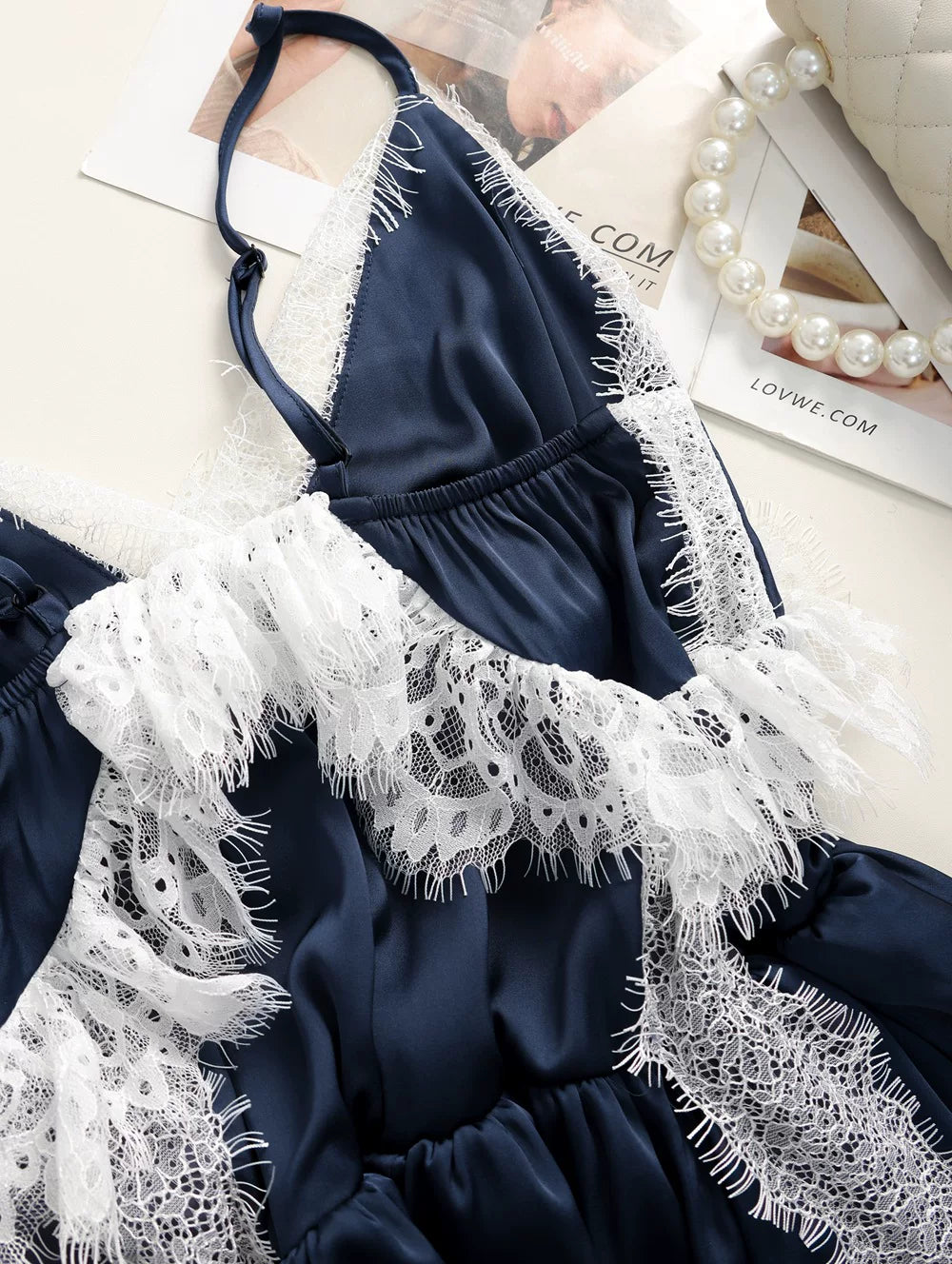 O1CN01OPe58o1xc6vTdfgPY__2920556463 NAVY LACE FRINGE MAXI DRESS | SPAGHETTI STRAP V-NECK