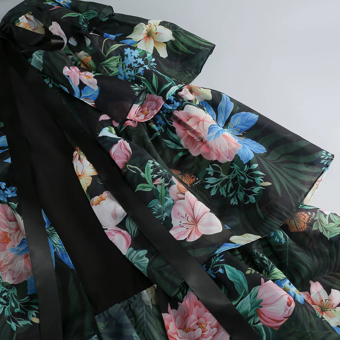O1CN01QWCmZ81HJ8eF2qYON__694940736 TROPICAL FLORAL CUTOUT HIGH-LOW MAXI DRESS