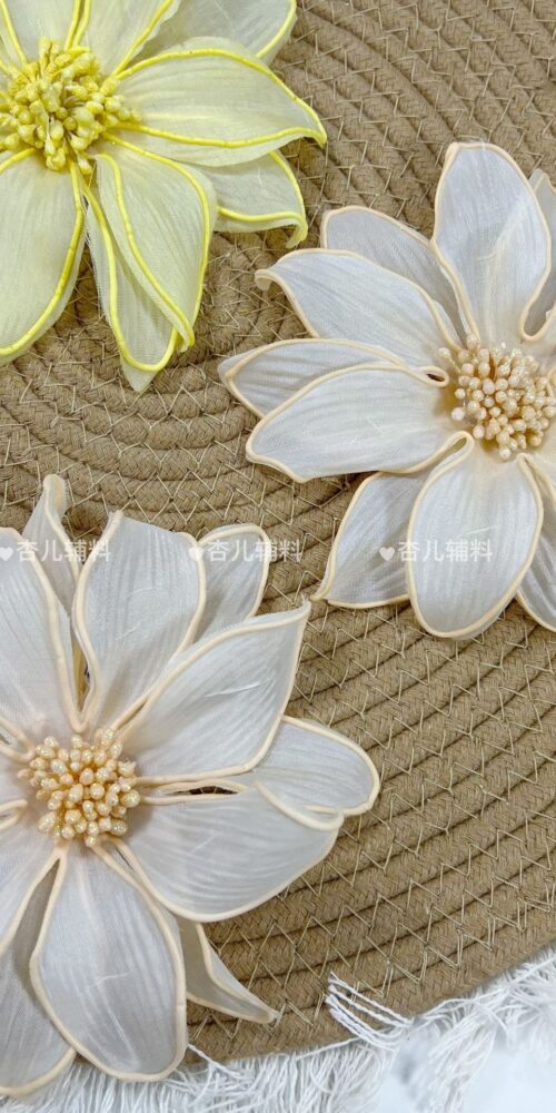 HANDMADE DAISY 3D FLORAL KIDS SWIMWEAR & LINGERIE SET