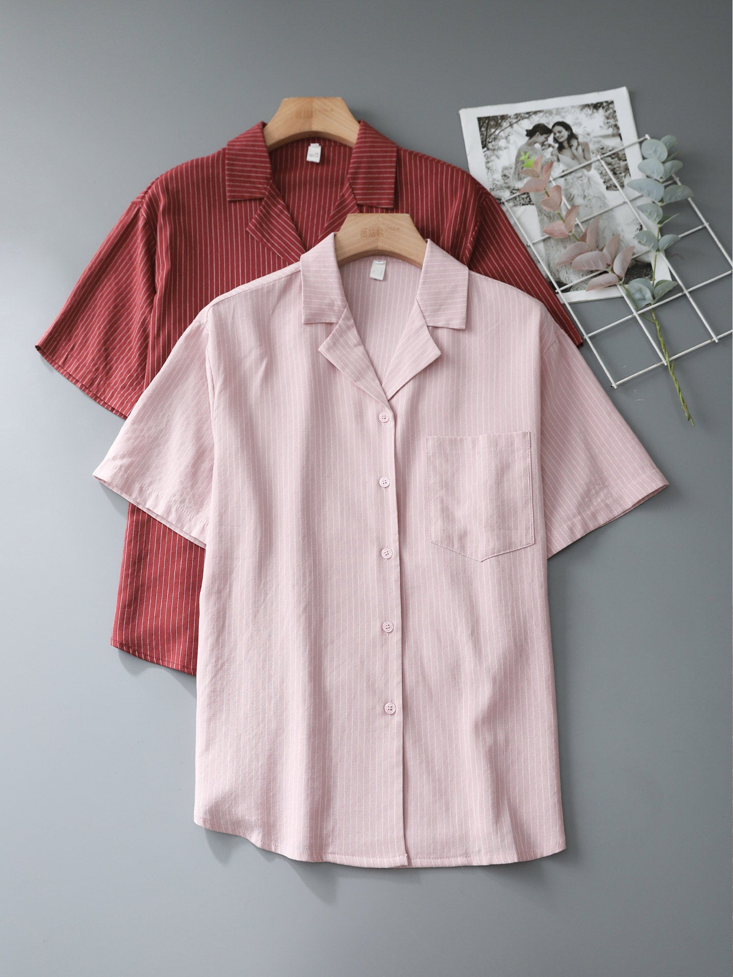 O1CN01YNsKk01fP8XNIZknT__163593998 STRIPED NOTCHED LAPEL SHIRT | LOOSE FIT OFFICE WEAR