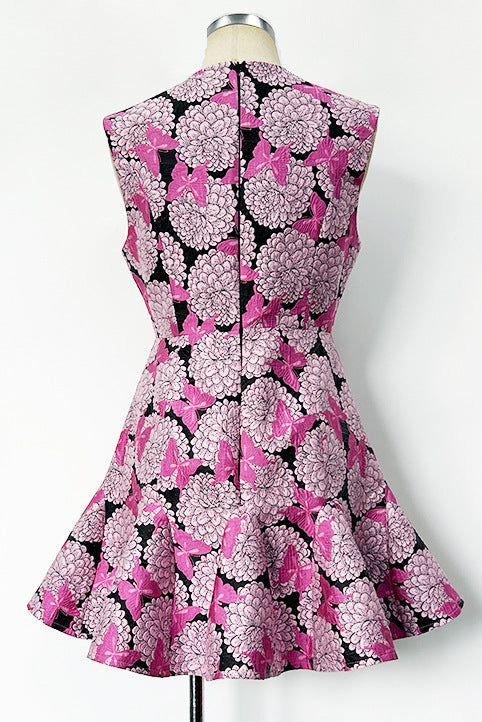 O1CN01aycYxi1PGrWkpS5GL__2215471241814-0-cib PINK FLORAL BUTTERFLY PRINT MINI DRESS