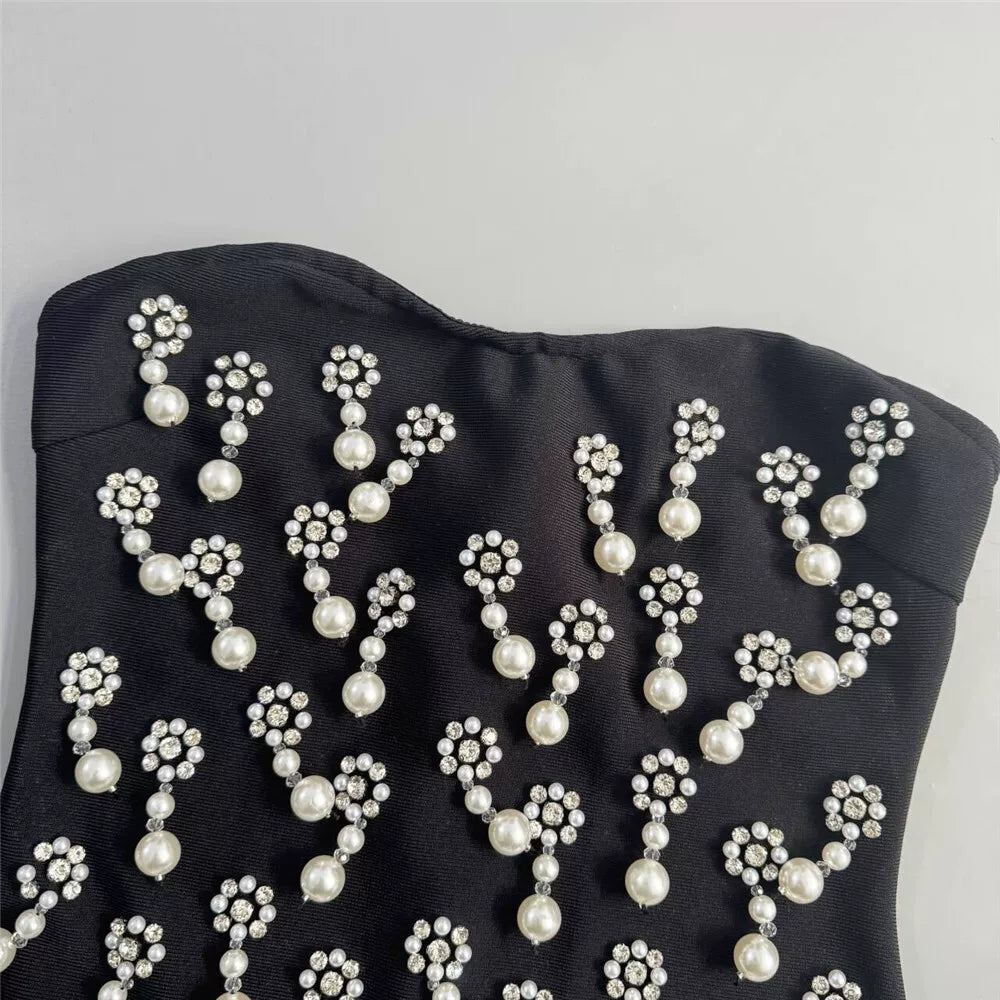 O1CN01cMZDDA1USq085wNgl__681982517 STRAPLESS PEARL RHINESTONE BODYCON MINI DRESS
