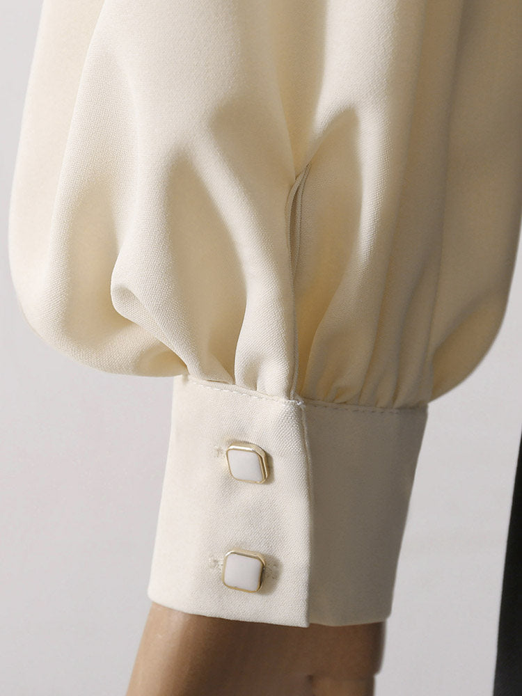 O1CN01dMVdGi1fP8G6yjnMj__163593998 CREAM SATIN RUFFLED PETER PAN COLLAR BLOUSE FOR OFFICE