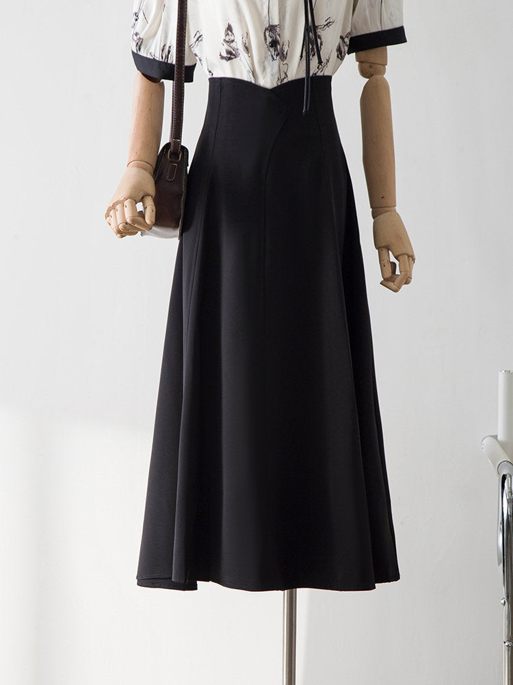 O1CN01dspYEc1fP8Qjmrl8E__163593998 V-NOTCH HIGH-WAIST FLARED MIDI SKIRT