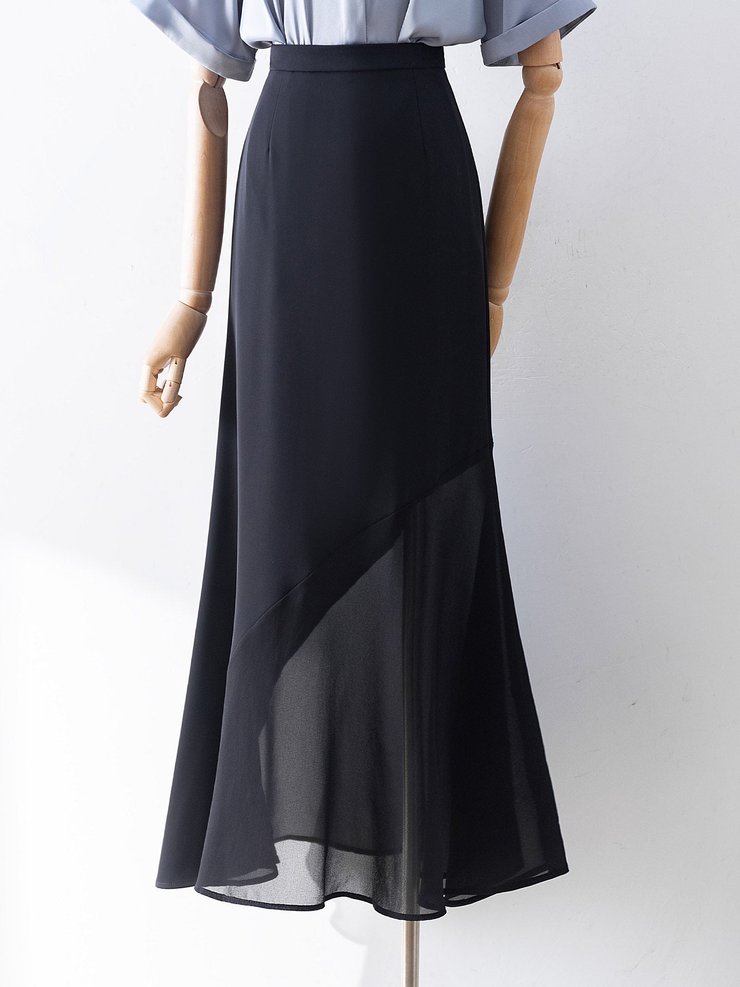 O1CN01hCTUml1fP8Wp27MaG__163593998 HIGH WAIST ASYMMETRIC CHIFFON MERMAID MIDI SKIRT