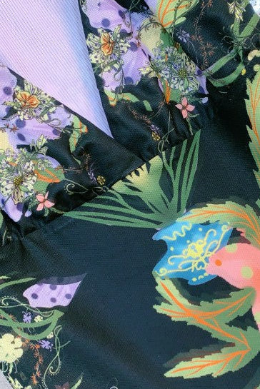 O1CN01hyVmhs2MtOGDcx9PK__2222602919885-0-cib BLACK SHEER FLORAL PRINT FITTED COLUMN MAXI DRESS