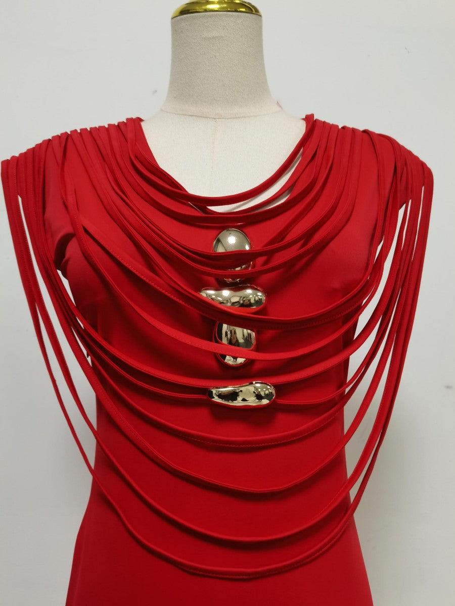 O1CN01k0Ljz61JRV6DJvNlW__2210988231025-0-cib RED FITTED COLUMN DRESS | STRETCH CREPE PARTY
