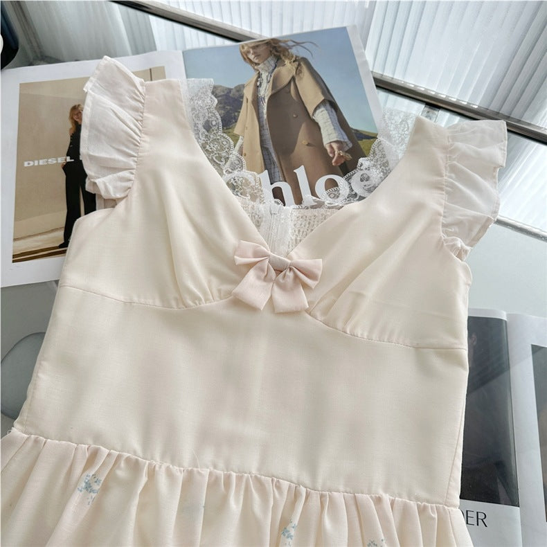 O1CN01lHJzEn27KNjer6AiQ__2212478297778-0-cib WHITE FIT-AND-FLARE MIDI DRESS WITH FLORAL EYELET