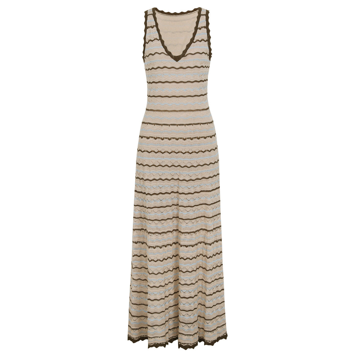 O1CN01lXrXuO1SU5uD5y3rg__2215032102249-0-cib BEIGE CROCHET KNIT A-LINE MAXI DRESS
