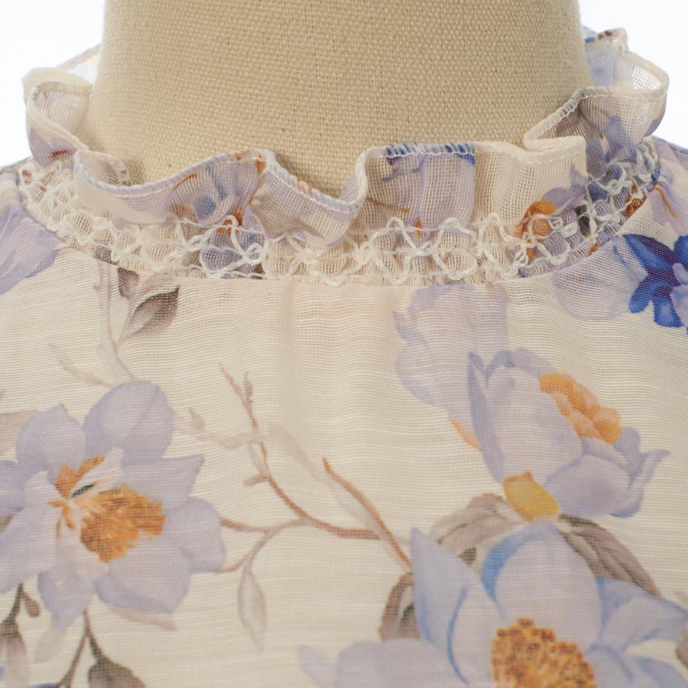 O1CN01mmgsuL1R02IFwgYZe__2216404562048-0-cib WHITE CHIFFON A-LINE TIERED DROP-WAIST DRESS