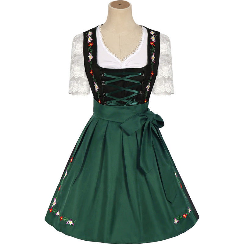 O1CN01pwTBJY22MbOcoPClL__2217033477106-0-cib BLACK FIT & FLARE DIRNDL DRESS SET, WOVEN COTTON BLEND