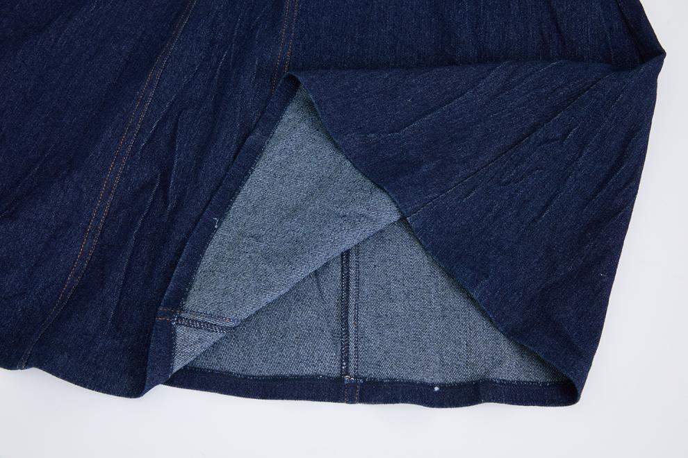 O1CN01qrB4jG1rKLrfWyqXJ__2206680355612-0-cib DARK BLUE DENIM FIT-AND-FLARE MIDI DRESS FOR WEDDING GUEST