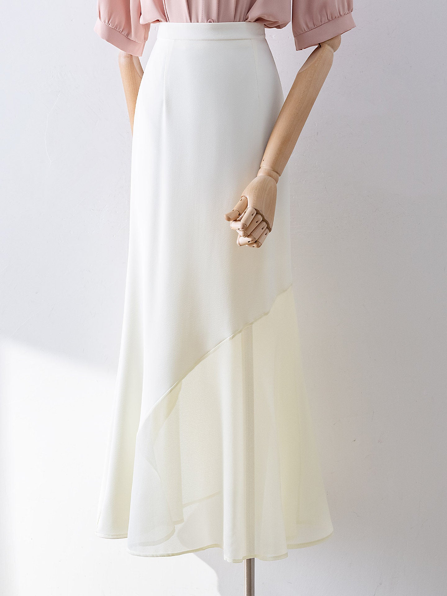 O1CN01r7Tvmz1fP8Wp8E4pN__163593998 HIGH WAIST ASYMMETRIC CHIFFON MERMAID MIDI SKIRT