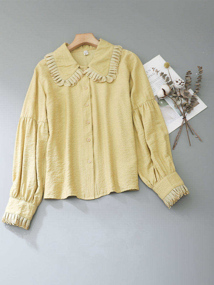 O1CN01rTngWY1fP8YMZ2F6M__163593998 LAYERED RUFFLE COLLAR PUFF LONG SLEEVE TEXTURED BLOUSE