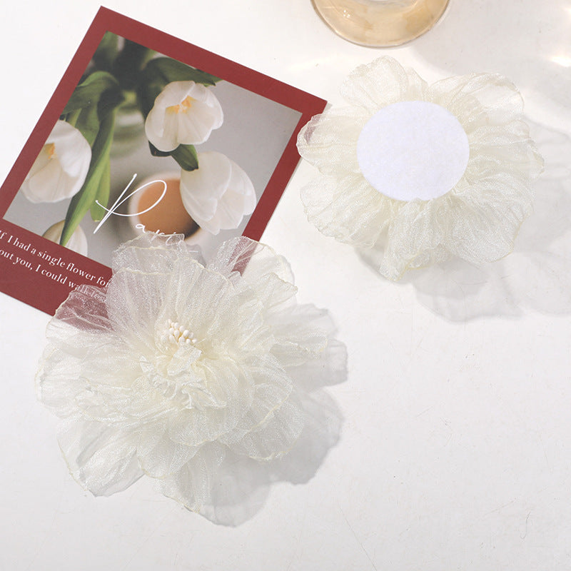 O1CN01tF4tpl1VP07cawAQl__2213253512644-0-cib PHOTOGRAPHY: PRINCESS HAIR ACCESSORIES, LIGHTWEIGHT ORGANZA, PEACH PIN