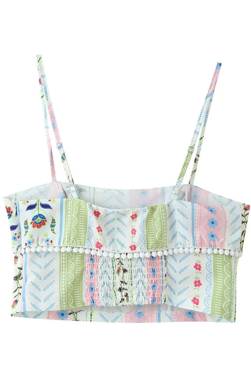 O1CN01x3Lcnx1nZgfOyUqtE__2222542135104-0-cib TWO-PIECE SET | TIERED MAXI SKIRT | POM-POM TRIM