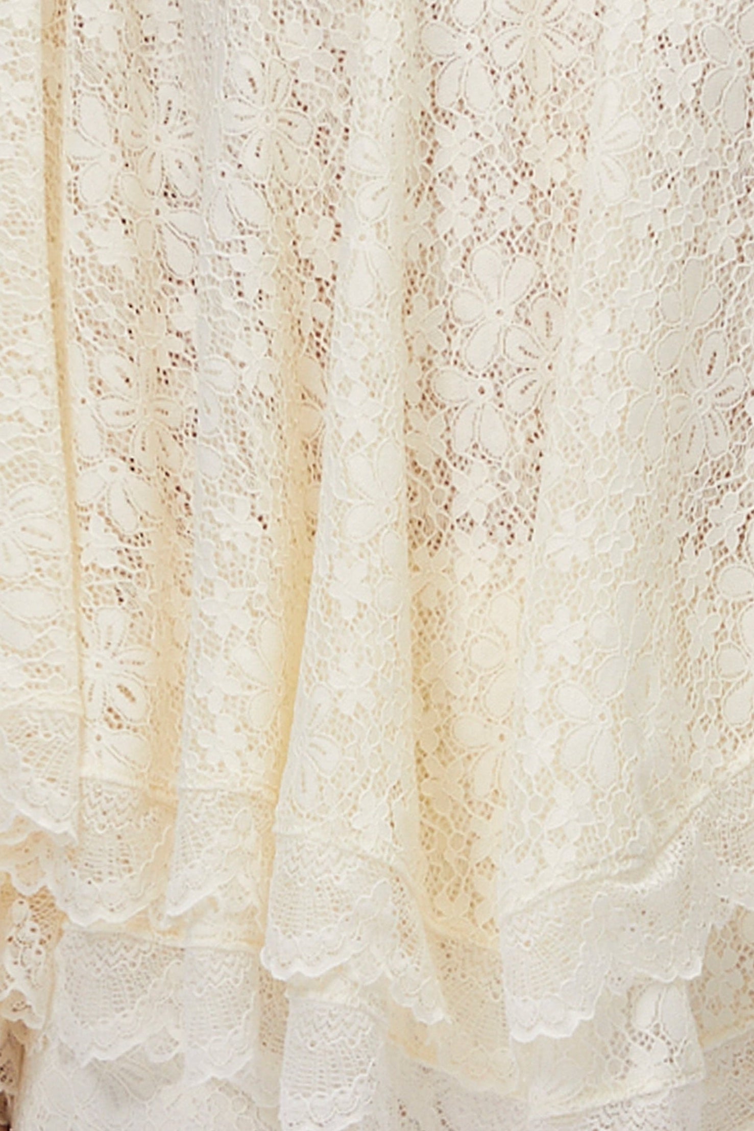 PriscillaWhiteTurtleneckLaceTop_ShortsSet_1 CREAM LACE CAPE BLOUSE & SHORTS TWO-PIECE WEDDING SET