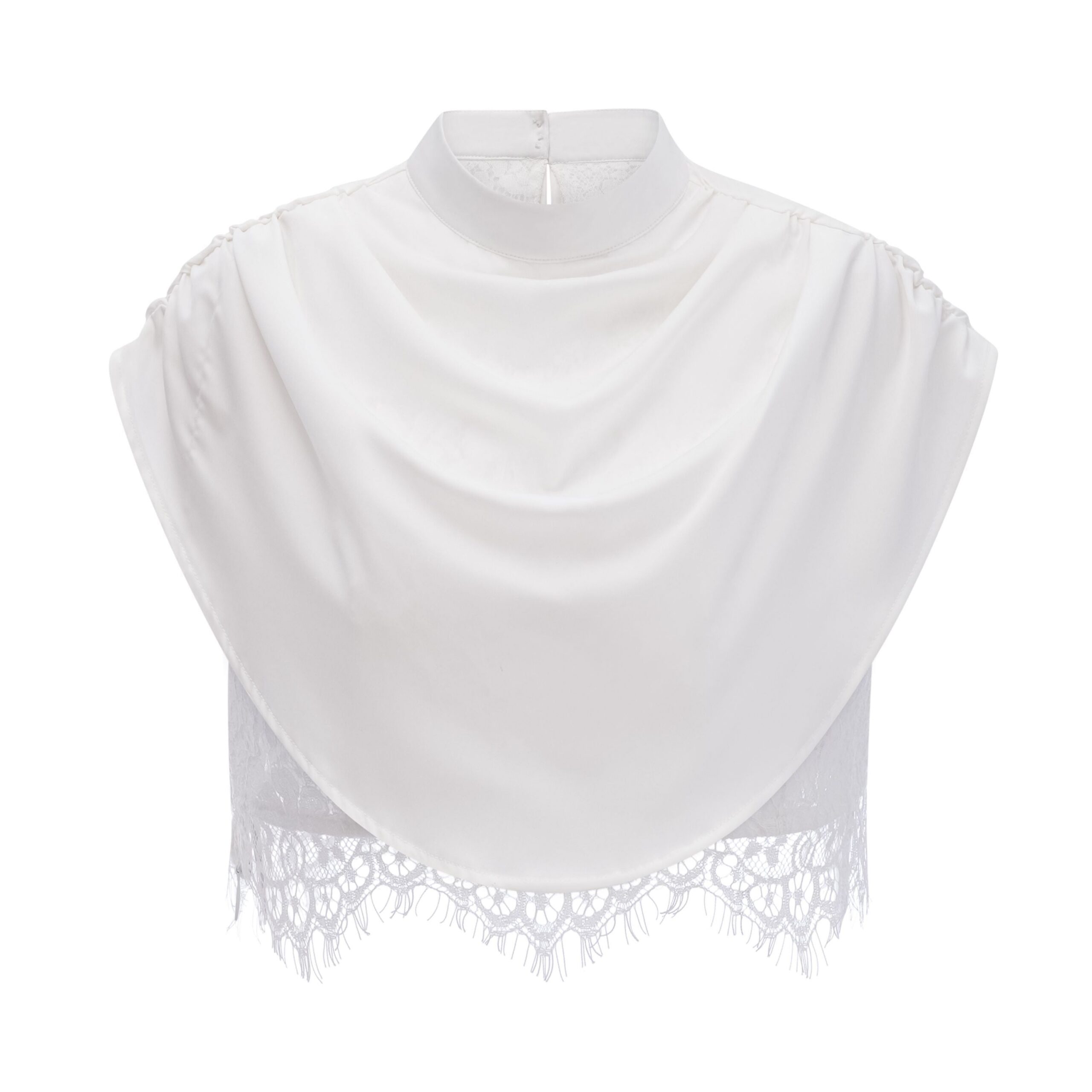 SiosiWhiteRuchedTop_SkirtSetwithLaceTrim_2_924a2642-73a4-437f-b554-ed2923381582 IVORY SATIN CORSET CROP TOP RUCHED MINI SKIRT TWO-PIECE SET