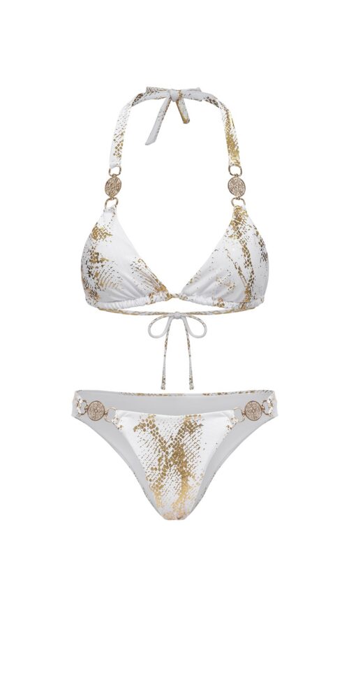 Y250201578-White_3 RINA HALTER NECK BIKINI – GOLD STAMP, SUMMER