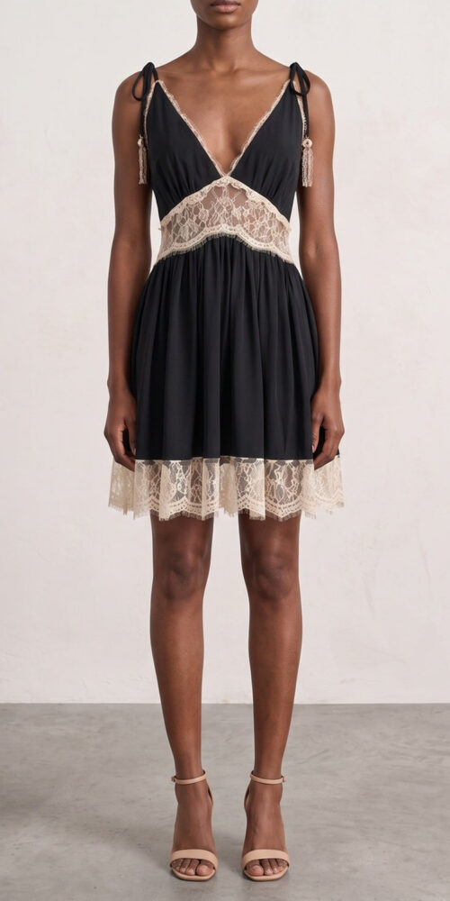b651ec97e9e9e25b TIE STRAP LACE MINI DRESS | COCKTAIL PARTY