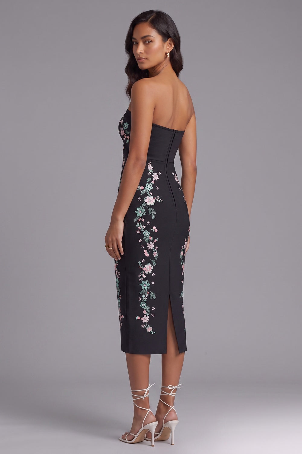 b7b32bfdd1268a6f BLACK BODYCON KNIT DRESS, STRETCH FIT, COCKTAIL PARTY