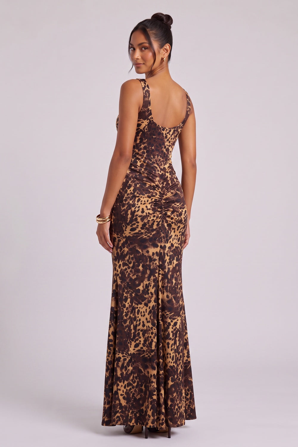 c595e734a6592244 LEOPARD PRINT MAXI DRESS FOR EVENING