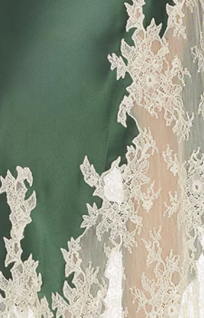 c5cf2a362d36fe37d68a8209bea00e78 FOREST GREEN SATIN SLIP DRESS LACE WEDDING GUEST