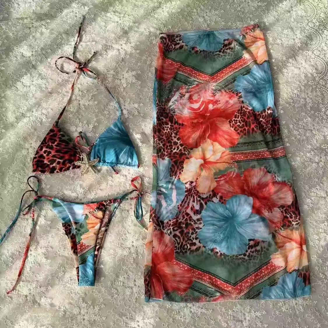 e5946da96dc65b1a3d9d885dc48e9d76 LEOPARD FLORAL HALTER BIKINI SET – BEACH VACATION