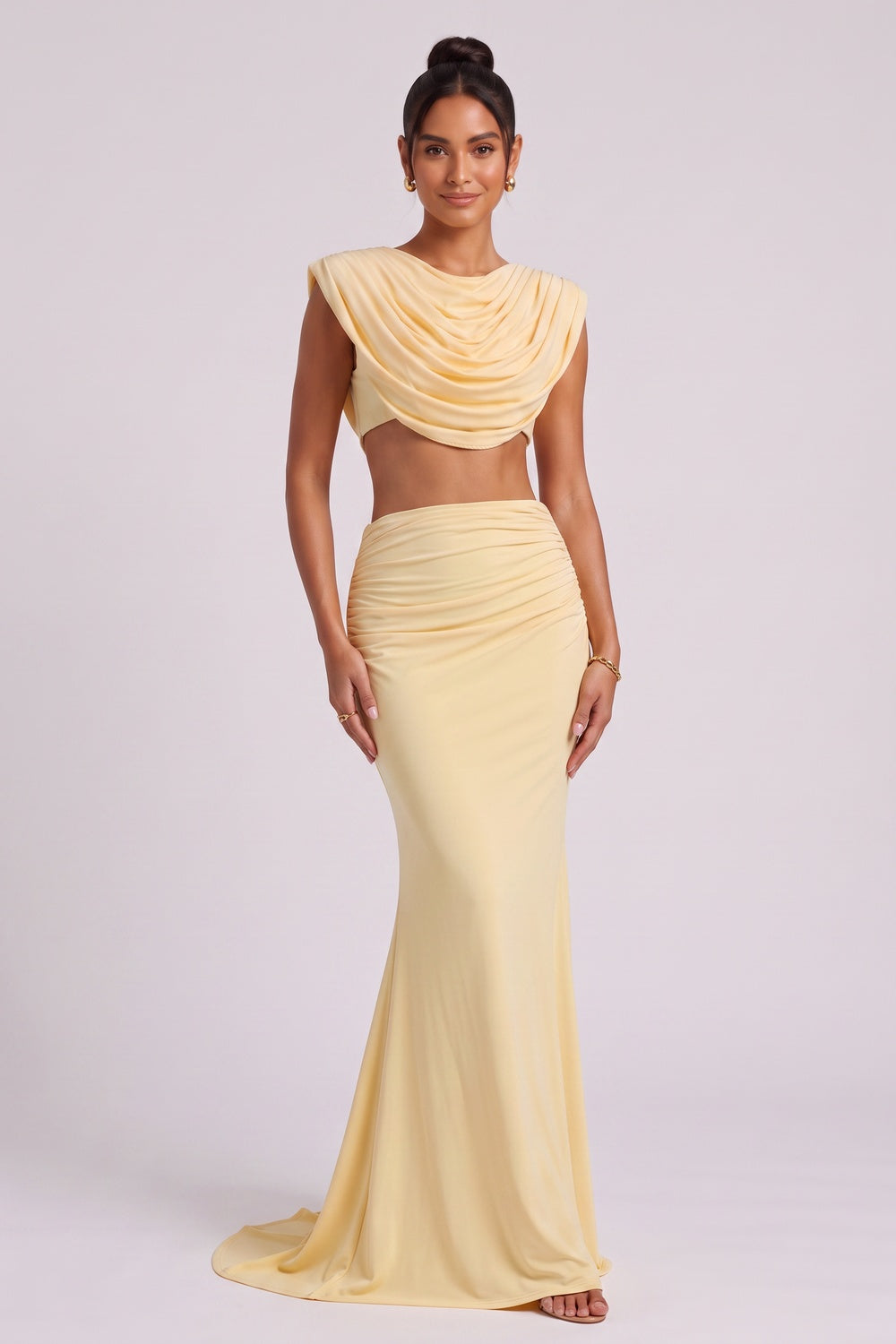 ee782494caaf53b9_b8573a2c-6e53-4b0c-b921-0043305232f4 COWL NECK DRAPED SET, PALE YELLOW, WEDDING GUEST