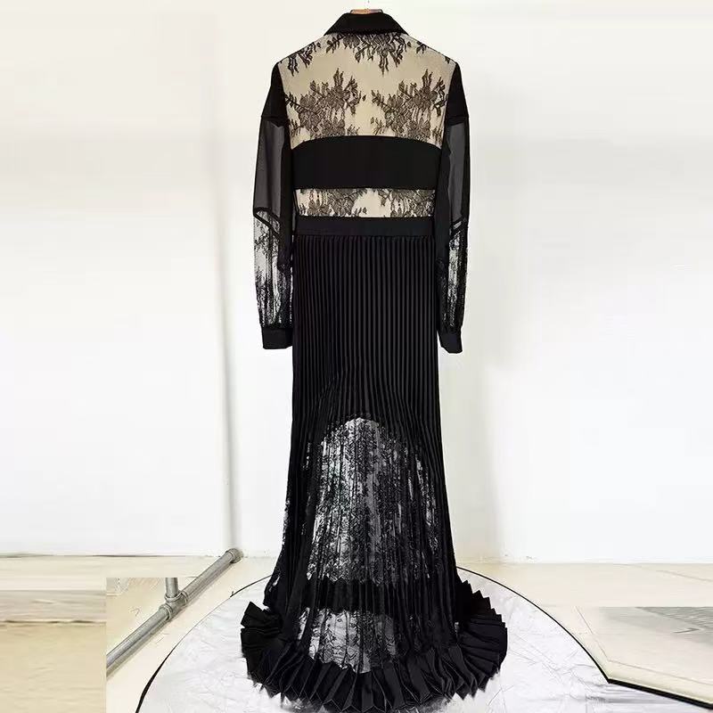 ff4cb45e10207b3fc66a70db55a82d4c BOW LACE PLEATED MAXI GOWN – ELEGANT EVENING