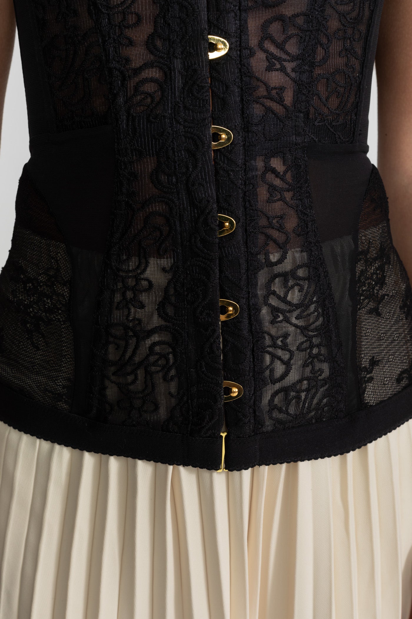sd-1365_9c75502d-1e4e-4729-baf5-3b9e45a0a185 BLACK FLORAL LACE STRAPLESS SWEETHEART CORSET TOP