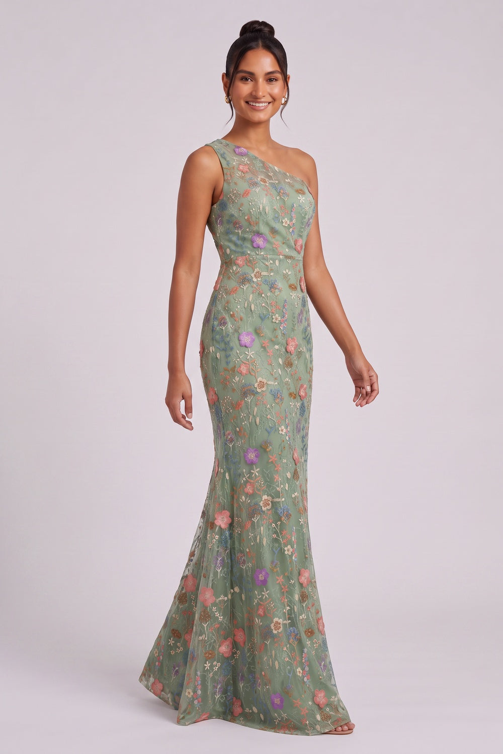 010fc2e2a486dcd5 SAGE GREEN TULLE TRUMPET GOWN – PROM & FORMAL