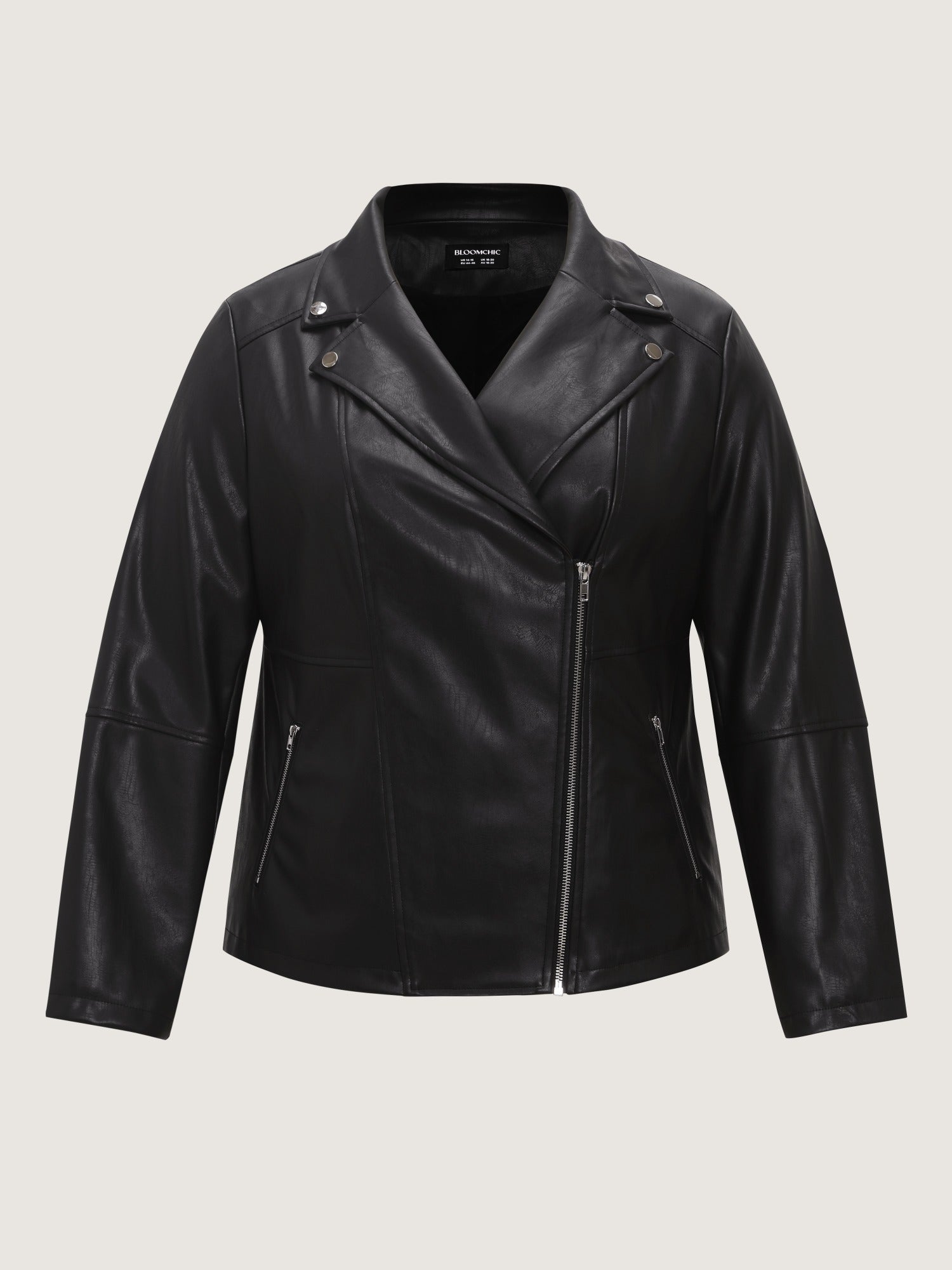 1788341879471_865d7c ASYMMETRIC ZIP BIKER JACKET - LAPEL COLLAR STREET STYLE