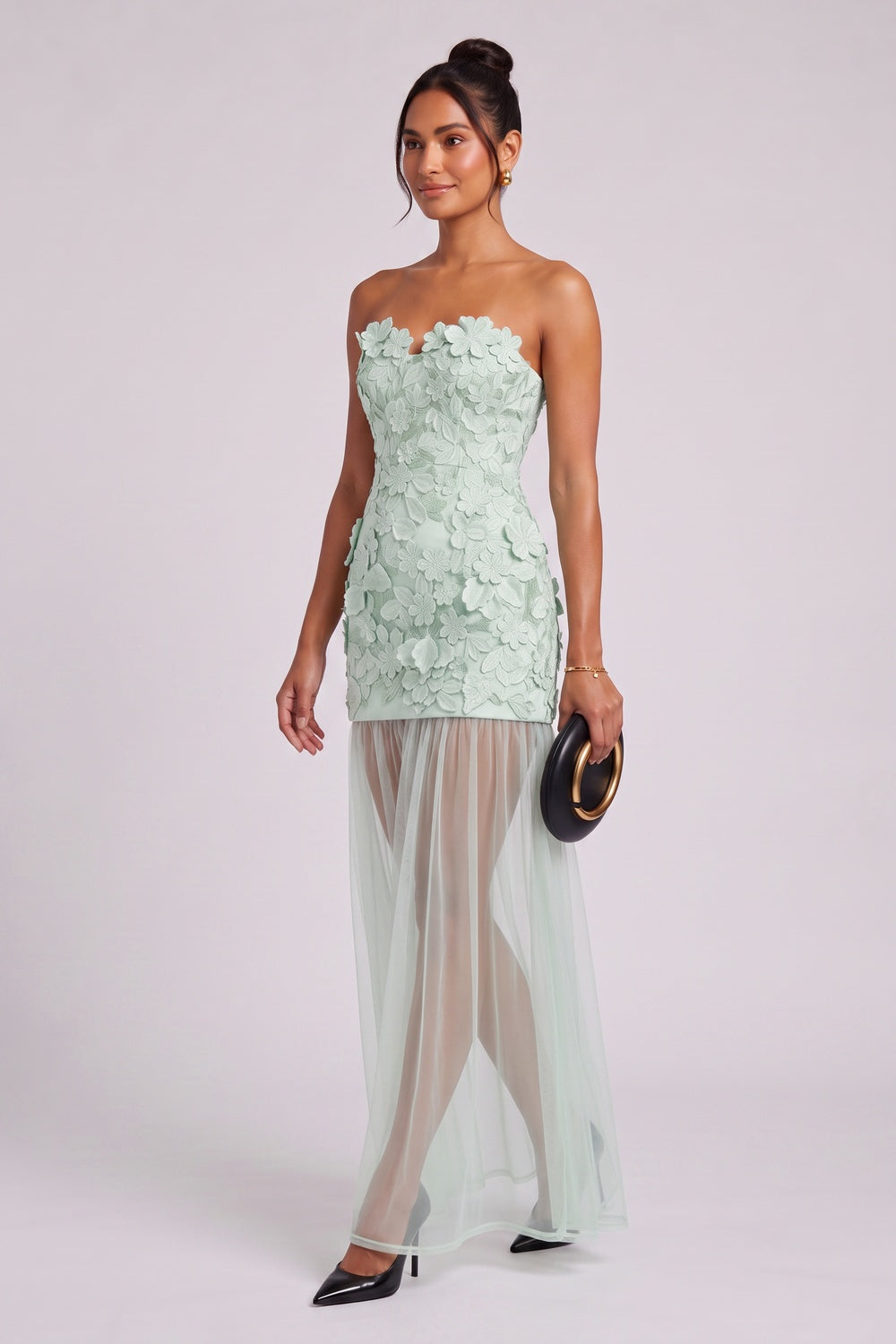 1e2372904df378cc MINT 3D FLORAL LACE COLUMN DRESS – FORMAL